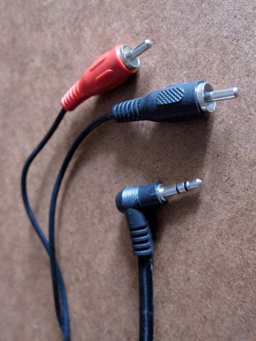 RCA to mini jack