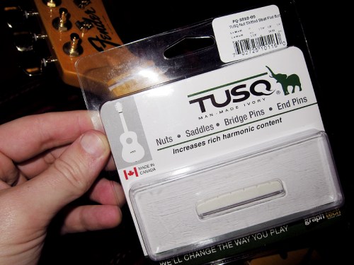 How to change the nut