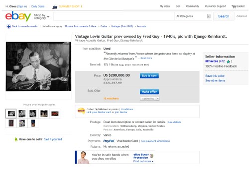 Fred Guy Levin De Luxe 1938