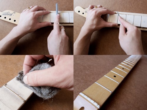 How to refret a guitar