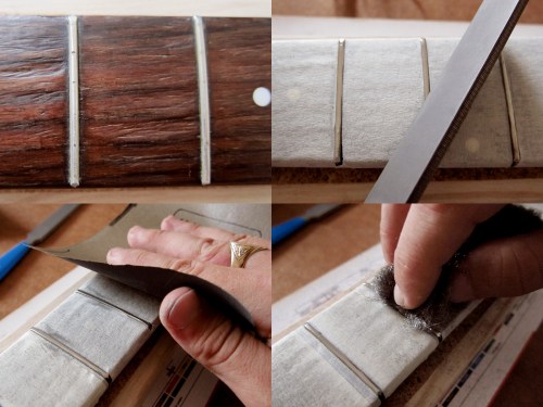 How to crown and polish frets