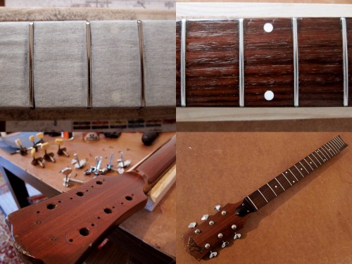How to crown and polish frets
