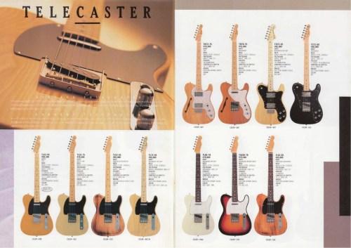 Fender Japan Twang catalogue 1989