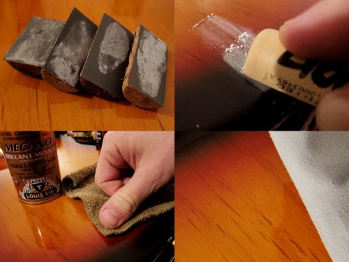 Repairing lacquer damage on guitar