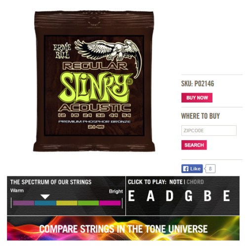 Ernie Ball Regular Slinky 12-54
