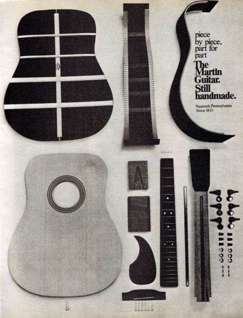 Martin guitar ad from Guitar Player Magazine, September 1974