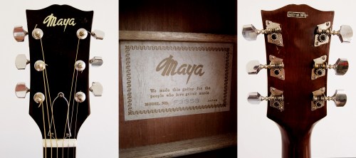 Maya F335G, Made in Japan 1970's