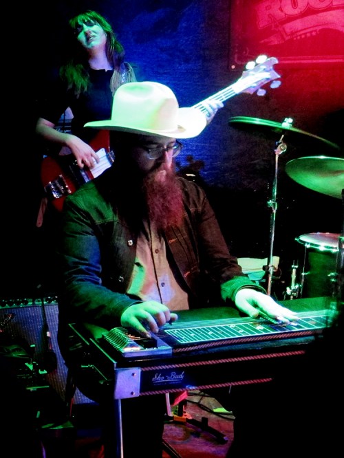 Aaron Goldstein Pedal steel, Daniel Romano Sala Rocksound Barcelona 30 Sep 2014, © Claes Gellerbrink