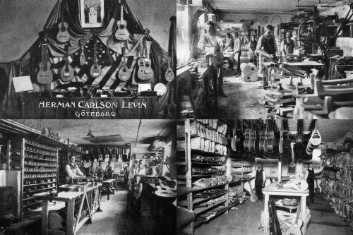 The old Levin factory on Norra Larmgatan 4 in Gothenburg, Sweden 1910-20