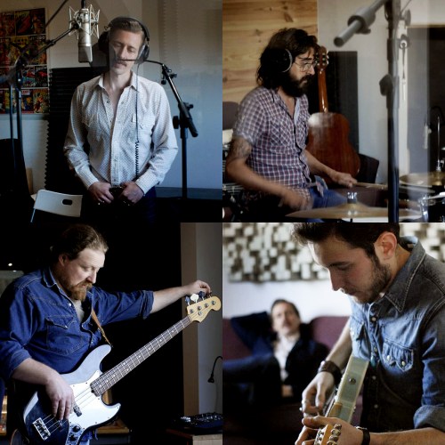 Claes Anderson Band recording in Slim Studio Bcn 2017-04-21